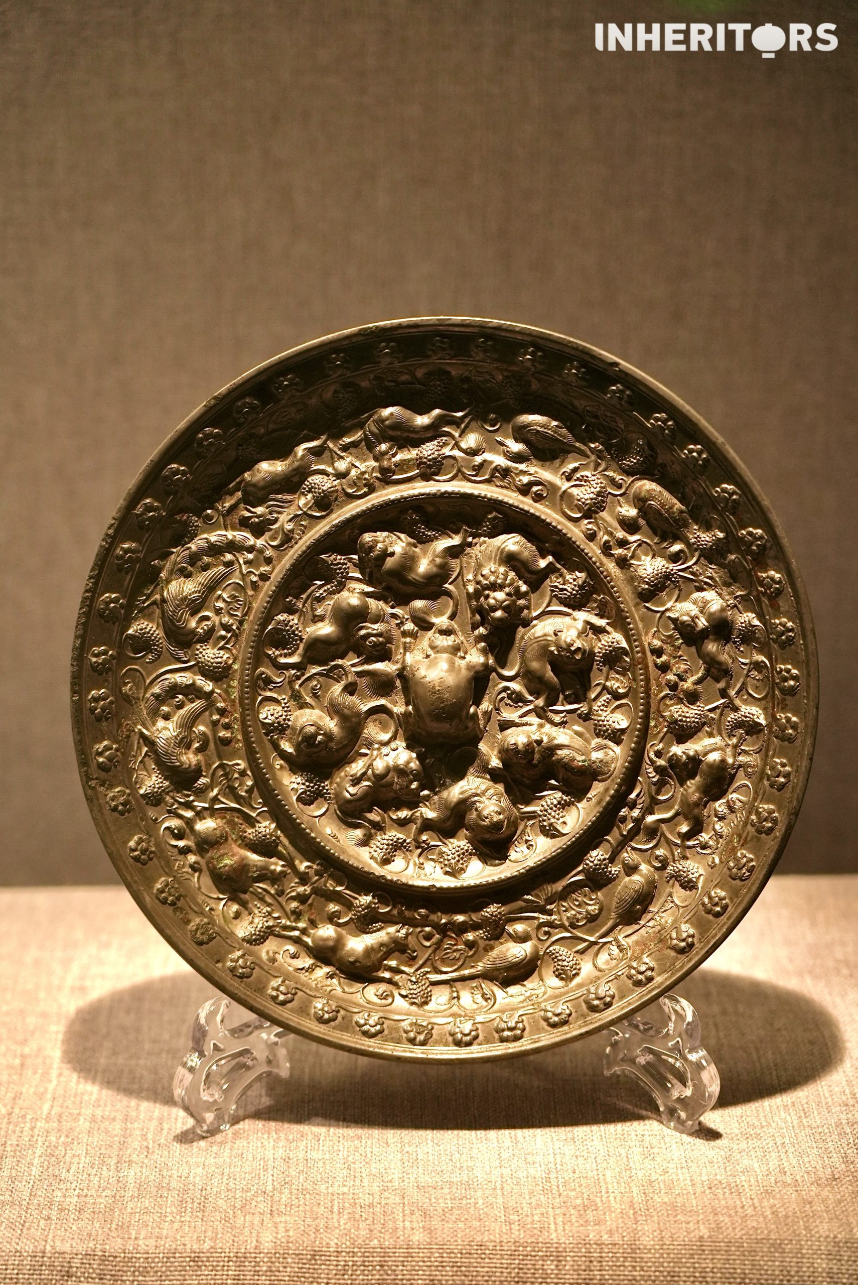 Bronze hand mirrors reflect Tang Dynasty values