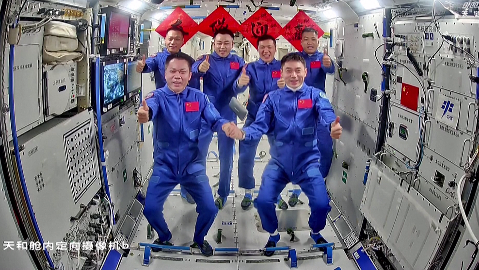 Shenzhou-18 astronauts enter space station, in-orbit handover to be completed in five days