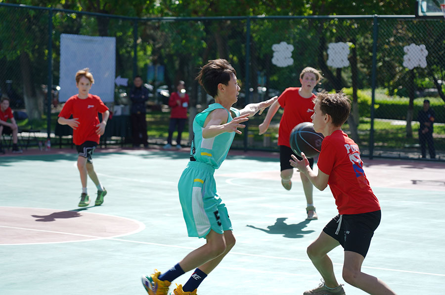 Youth basketball match celebrates China-Russia friendship